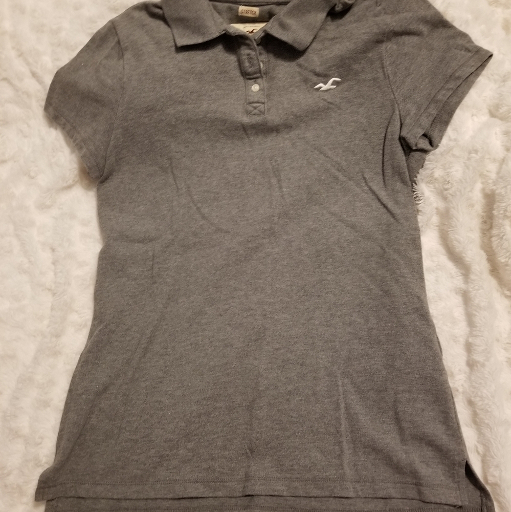 GUC Hollister Collared Shirt Gray in Large